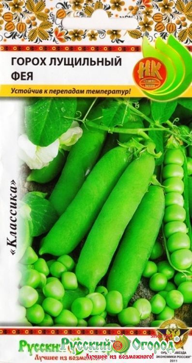 Горох Фея, семена